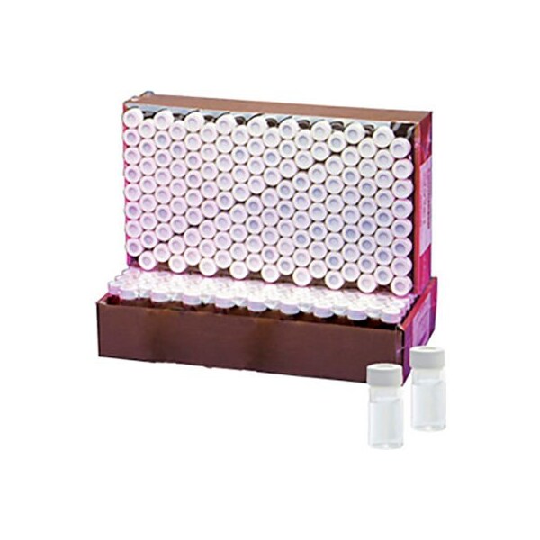 Cp Lab Safety. Wheaton 40ML Clear Glass Vials in a box, 24-400, PTFE Lined Caps, Case of 72 W241503 - main